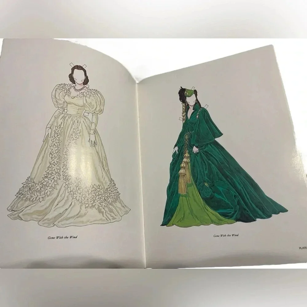 Tom Tierney Vivien Leigh Paper Dolls in Full Color Book
